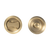 Alma Cam Cavity Sliding Door Lock Brushed Brass Gold