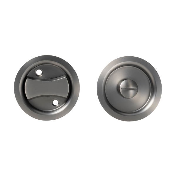 Alma Cam Cavity Sliding Door Lock Brushed Gunmetal