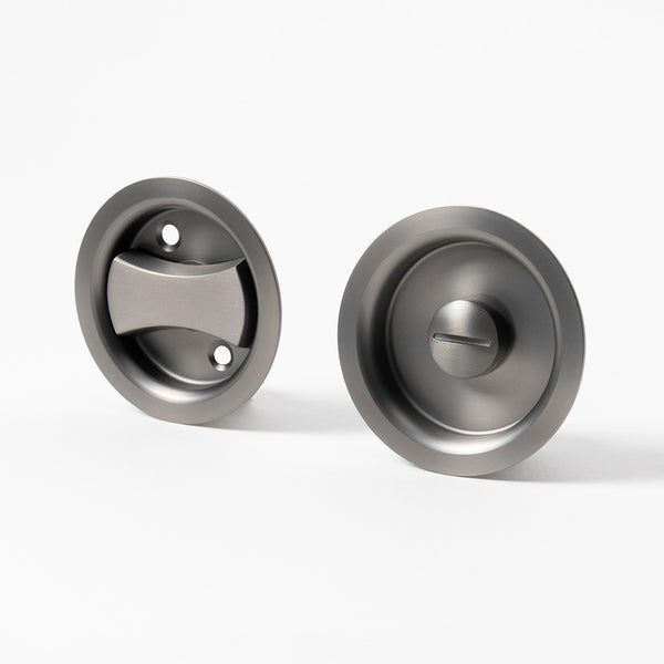 Alma Cam Cavity Sliding Door Lock Brushed Gunmetal