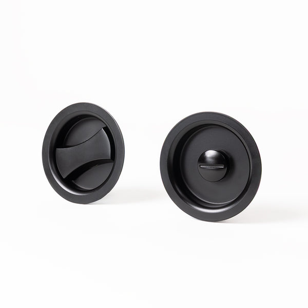 Alma Cam Cavity Sliding Door Lock Matte Black