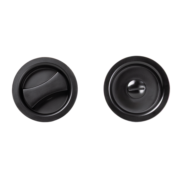 Alma Cam Cavity Sliding Door Lock Matte Black