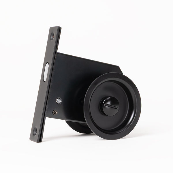 Alma Cam Cavity Sliding Door Lock Matte Black