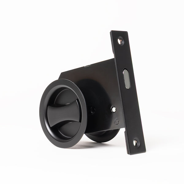 Alma Cam Cavity Sliding Door Lock Matte Black