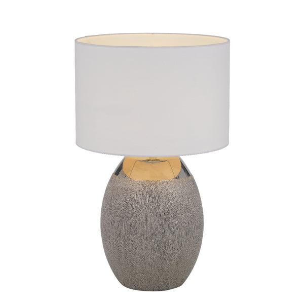 Telbix Dillion Ceramic Table Lamp White