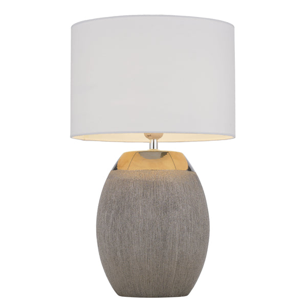 Telbix Dillion Ceramic Table Lamp White