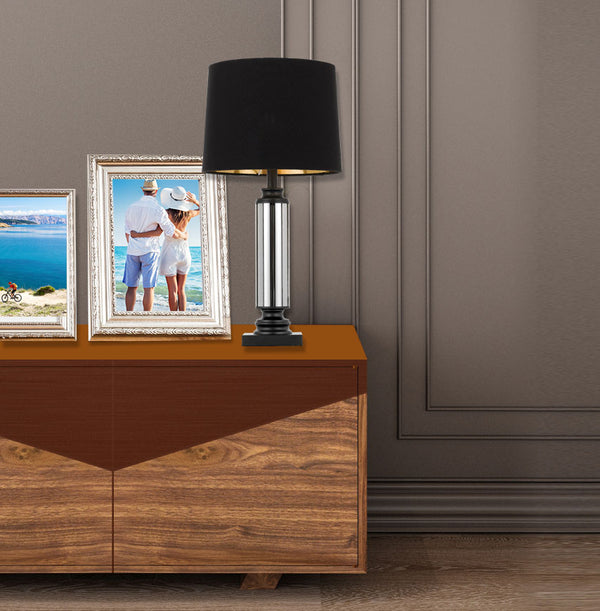 Telbix Dorcel Table Lamp Black Smoke