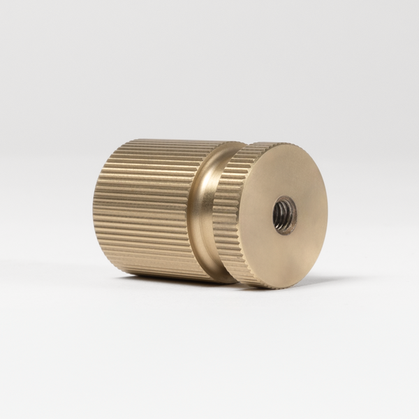 Alma Mia Linear Handle Brushed Brass Gold