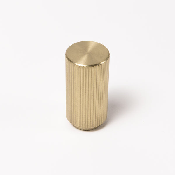 Alma Loti Linear Handle Brushed Brass Gold