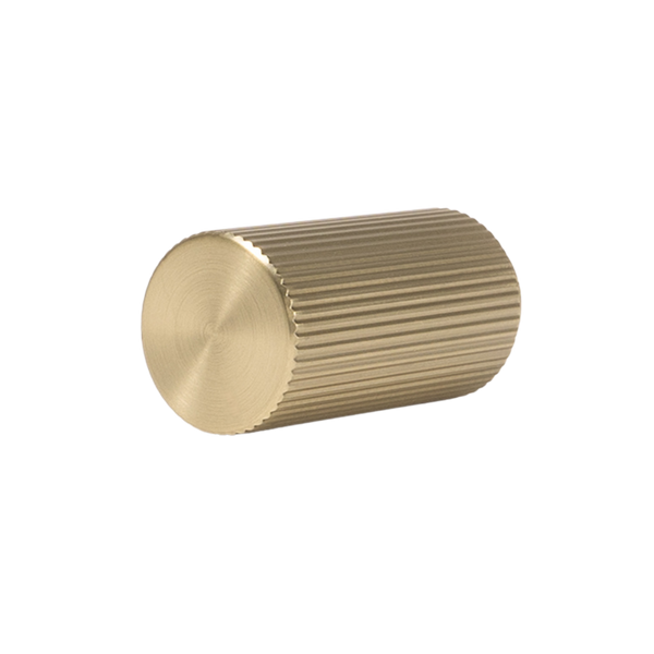 Alma Loti Linear Handle Brushed Brass Gold