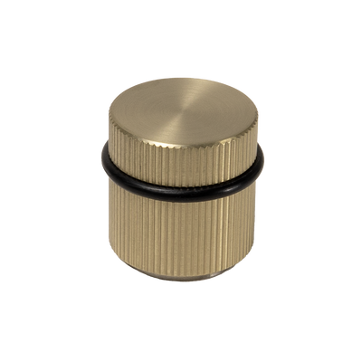 Alma Jakob Linear Door Stop Brushed Brass Gold