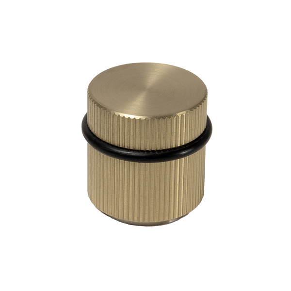 Alma Jakob Linear Door Stop Brushed Brass Gold