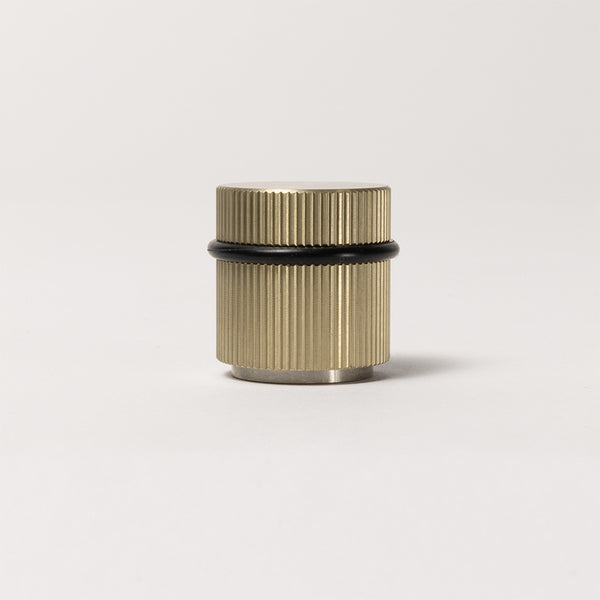 Alma Jakob Linear Door Stop Brushed Brass Gold