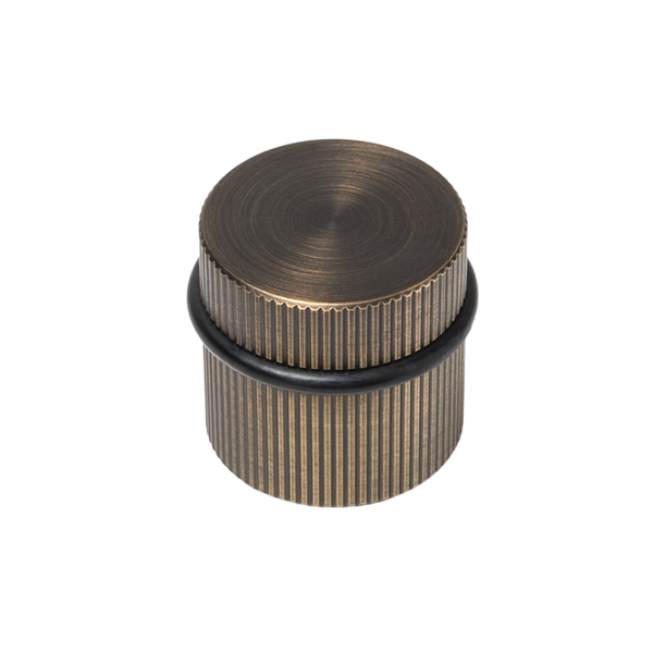 Alma Jakob Linear Door Stop Brushed Vintage Antique Brass