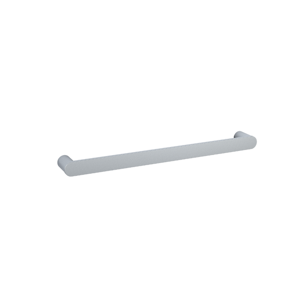 Thermogroup Flat Pill Single Bar Heated Towel Rail Brushed Stainless Steel