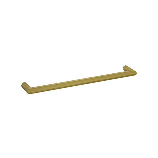 Thermogroup Round Single Bar Heated Towel Rail Brushed Gold