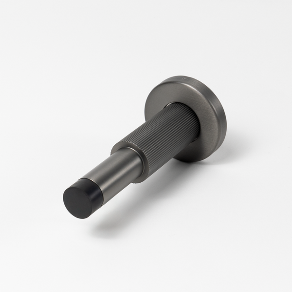 Alma Wilma Linear Door Wall Stop Brushed Gunmetal