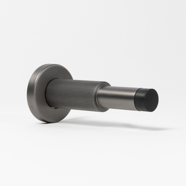 Alma Wilma Linear Door Wall Stop Brushed Gunmetal