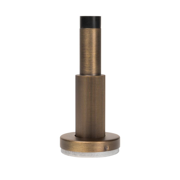 Alma Wilma Linear Door Wall Stop Brushed Vintage Antique Brass