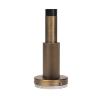 Alma Wilma Linear Door Wall Stop Brushed Vintage Antique Brass