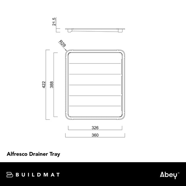 Abey Alfresco Drainer Tray
