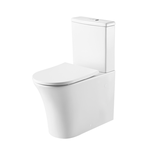 Oliveri Dublin Back To Wall Toilet Suite White