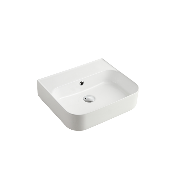 Oliveri Dublin Wall Hung Basin With No Tap Hole White
