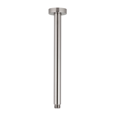 Buildmat 400mm Round Ceiling Dropper Brushed Nickel