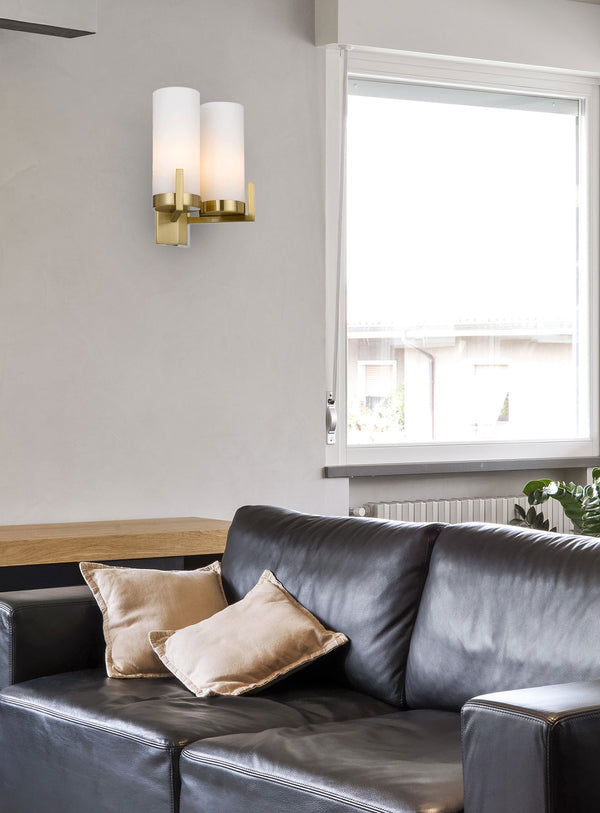 Telbix Eamon 2 Lights Wall Light Brass