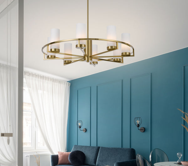 Telbix Eamon 8 Lights Pendant Brass
