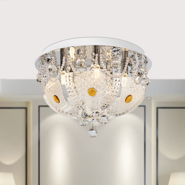 Telbix Elanza 40 CTC White Nickel Crystal