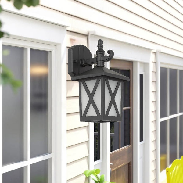 Telbix Eldon Exterior Wall Light Black
