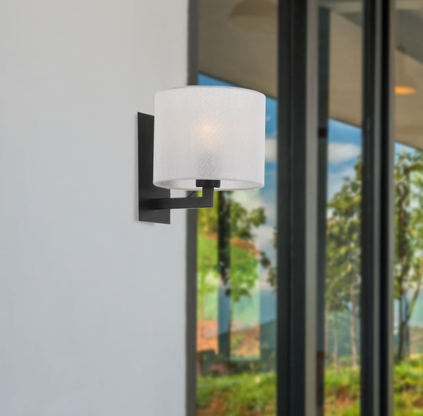 Telbix Elgar Wall Light Black