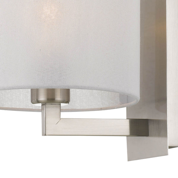 Telbix Elgar Wall Light Nickel