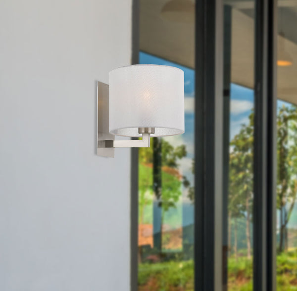 Telbix Elgar Wall Light Nickel