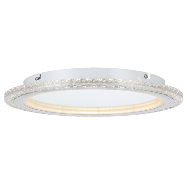 Telbix Elie 40 24W Led Oyster 3CCT Dim Chrome