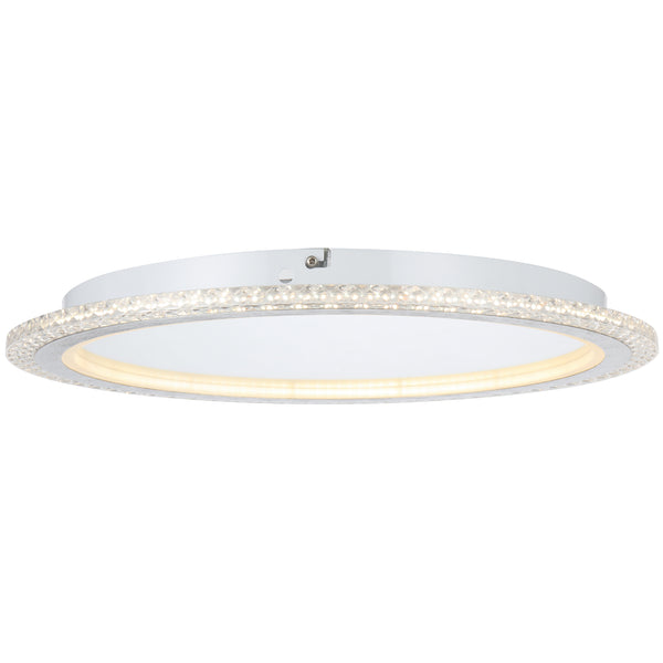 Telbix Elie 50 32W Led Oyster 3CCT Dim Chrome