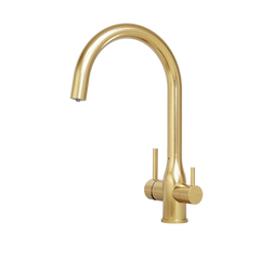 Puretec Tripla Elite Brushed Gold Stainless Steel Lead Free