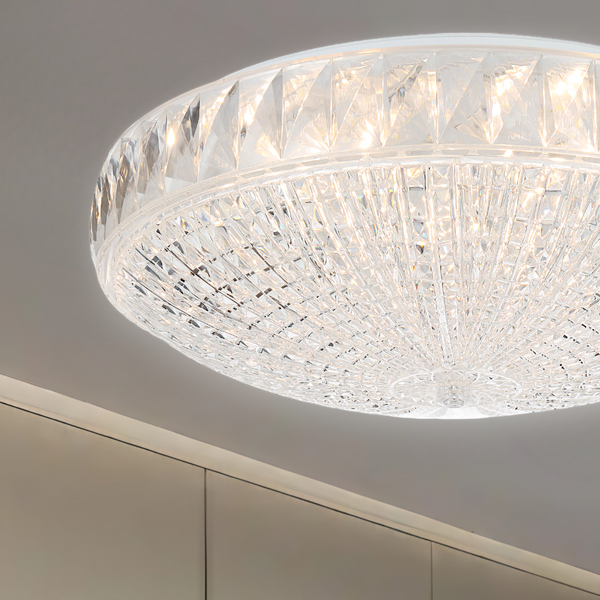 Telbix Elsee 40 32W Led Oyster 3CCT Dim Clear