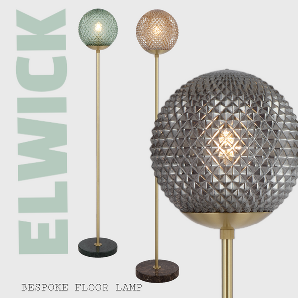 Telbix Elwick Floor Lamp Black