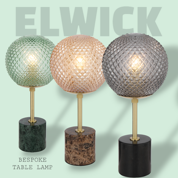 Telbix Elwick Table Lamp Green