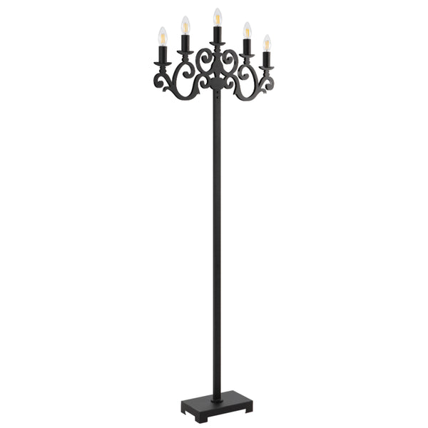 Telbix Emporia Floor Lamp Black