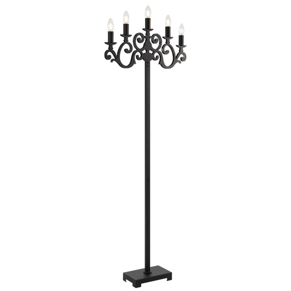 Telbix Emporia Floor Lamp Black