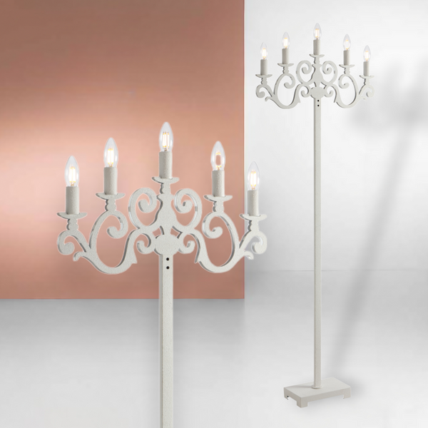 Telbix Emporia Floor Lamp White