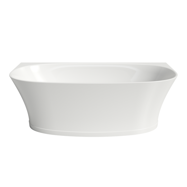 Caroma Riviere 1700mm Back To Wall Bath Gloss White