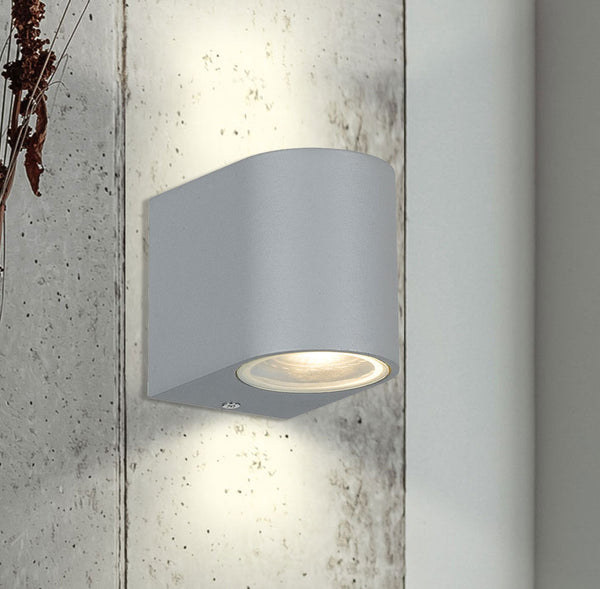 Telbix Eos Ex 1 Light Wall Light Silver