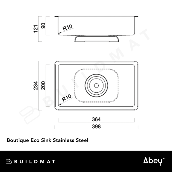 Abey Boutique Eco Sink Stainless Steel