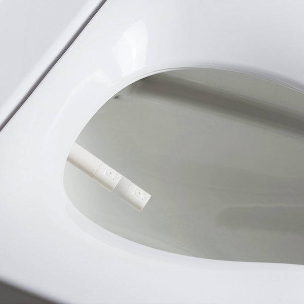 Argent Evo Wall Hung Smart Toilet Suite P Trap White