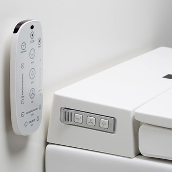 Argent Evo Wall Faced Smart Toilet Suite White