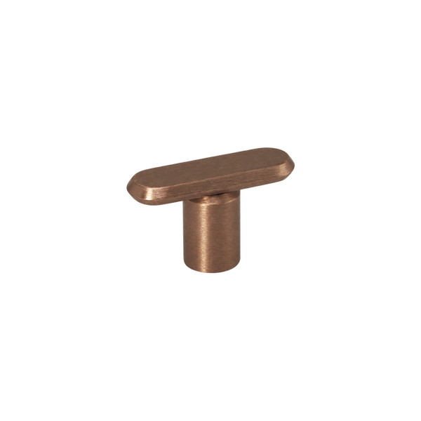 Momo Handles Fase T Knob 52mm Brushed Bronze