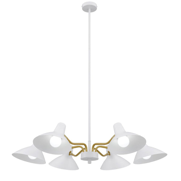 Telbix Farbon 6 Lights Pendant White